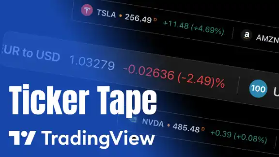 TradingView Ticker Tape preview