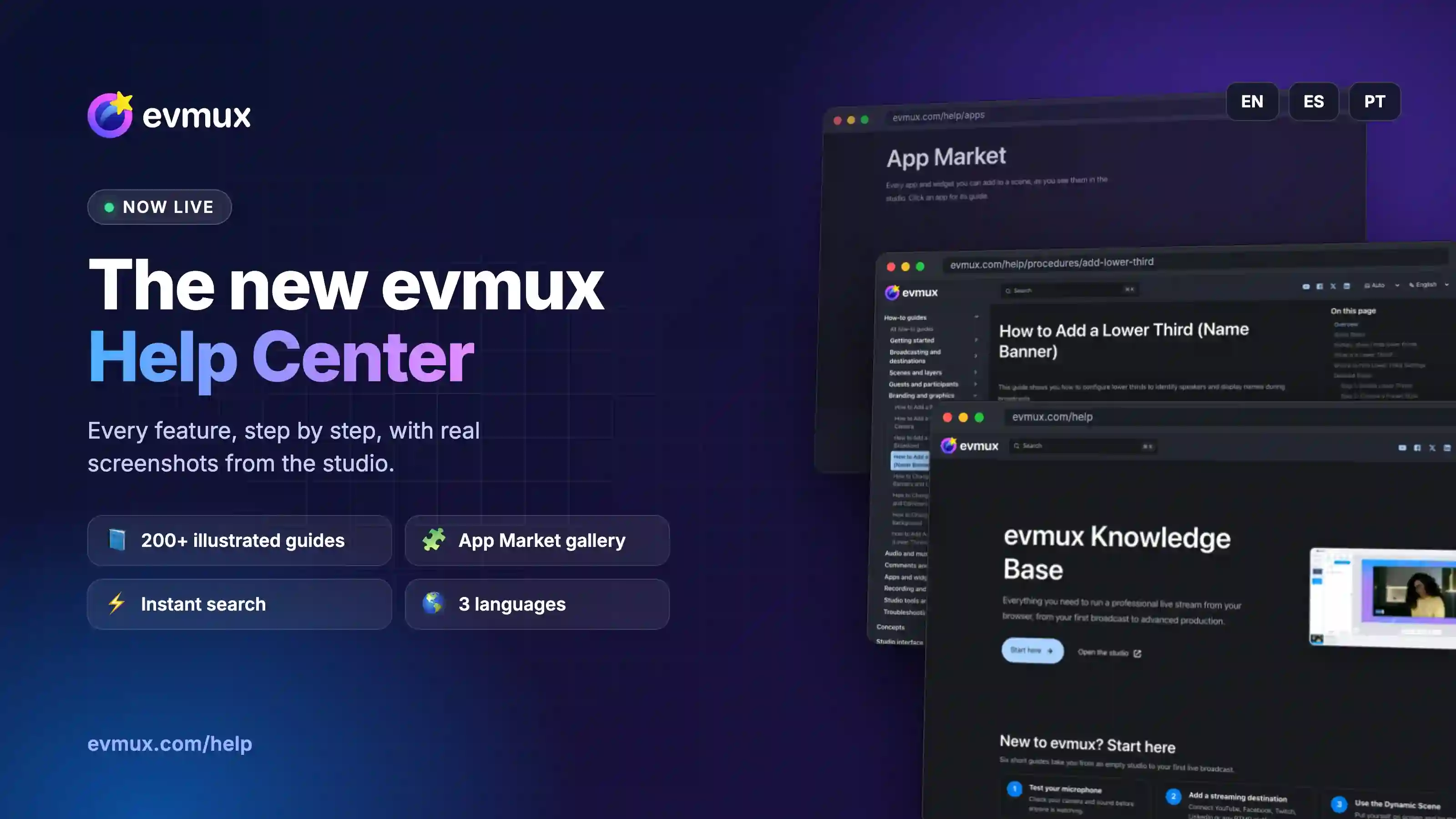 📚 The new evmux Help Center is live!